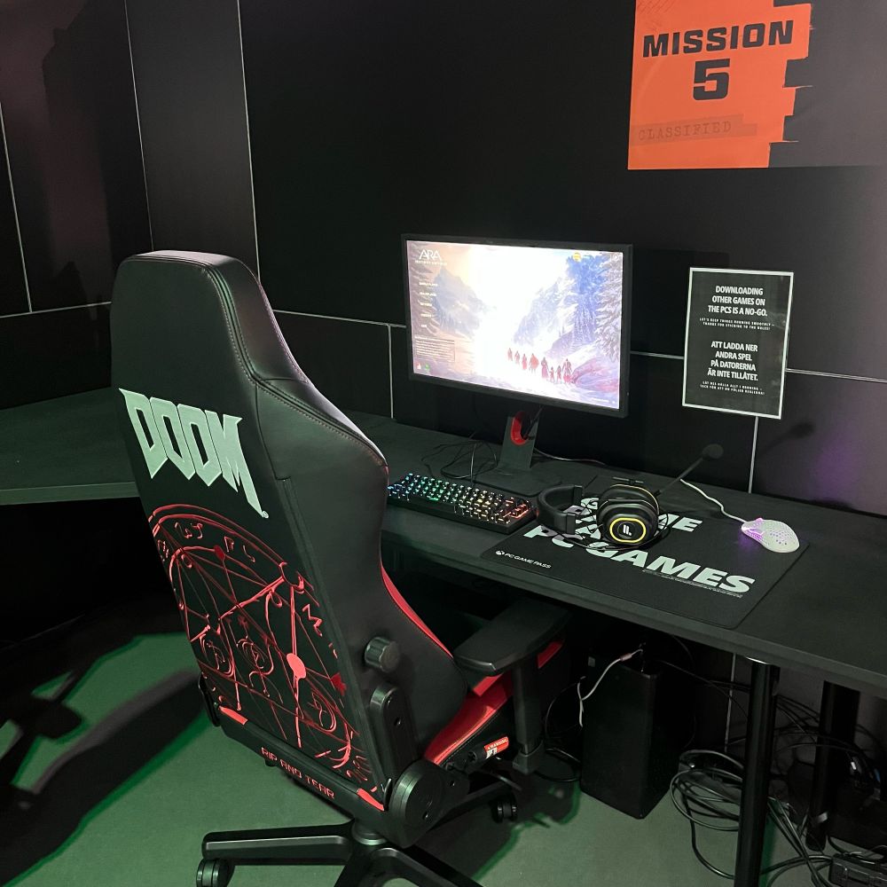 Pc setup at Dreamhack