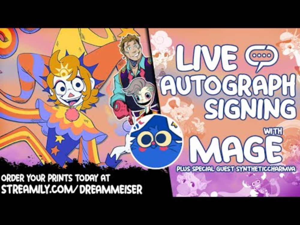 Dream Along With Me Signing (Featuring Mage and SyntheticCharmVA!)