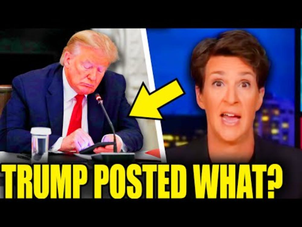 Trump Makes INSANE Post As Maddow GOES PUBLIC With CRIME!