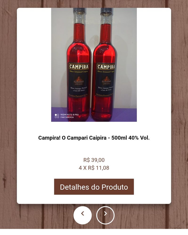 Bebida campira, o Campari caipira 