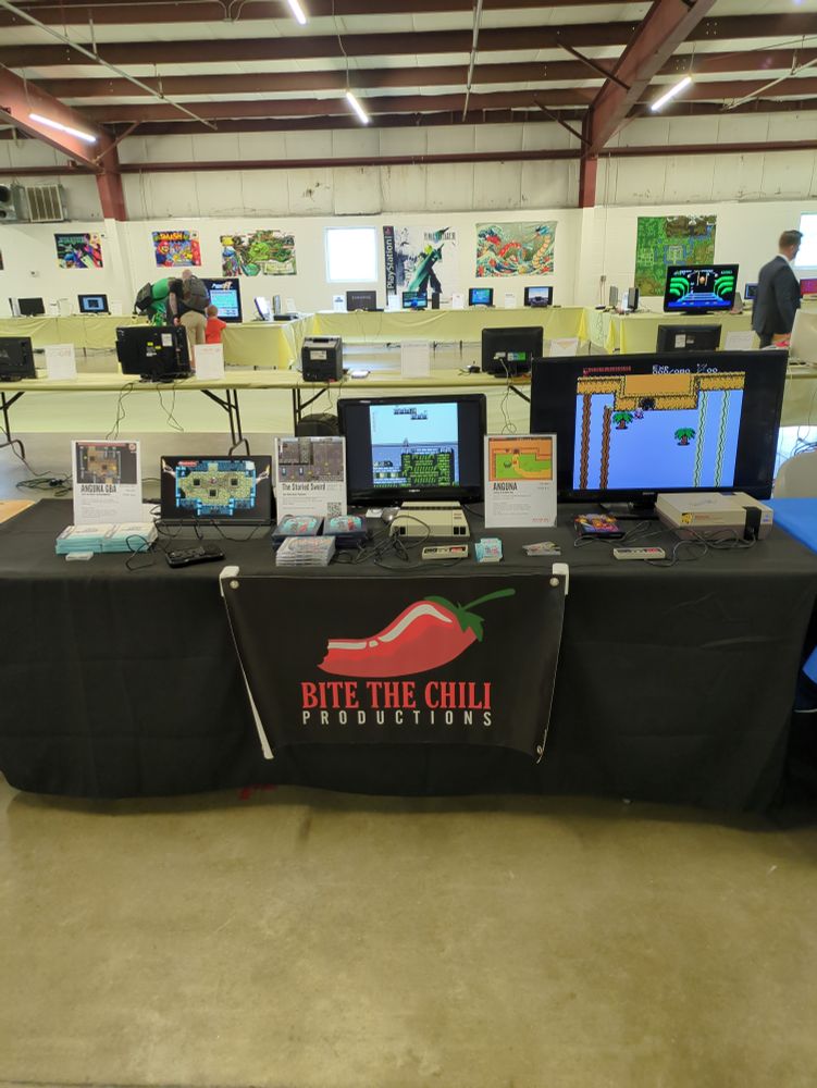 Table displaying video games
