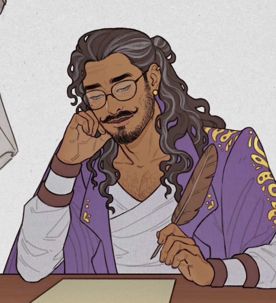 Close-up of older Dorian.