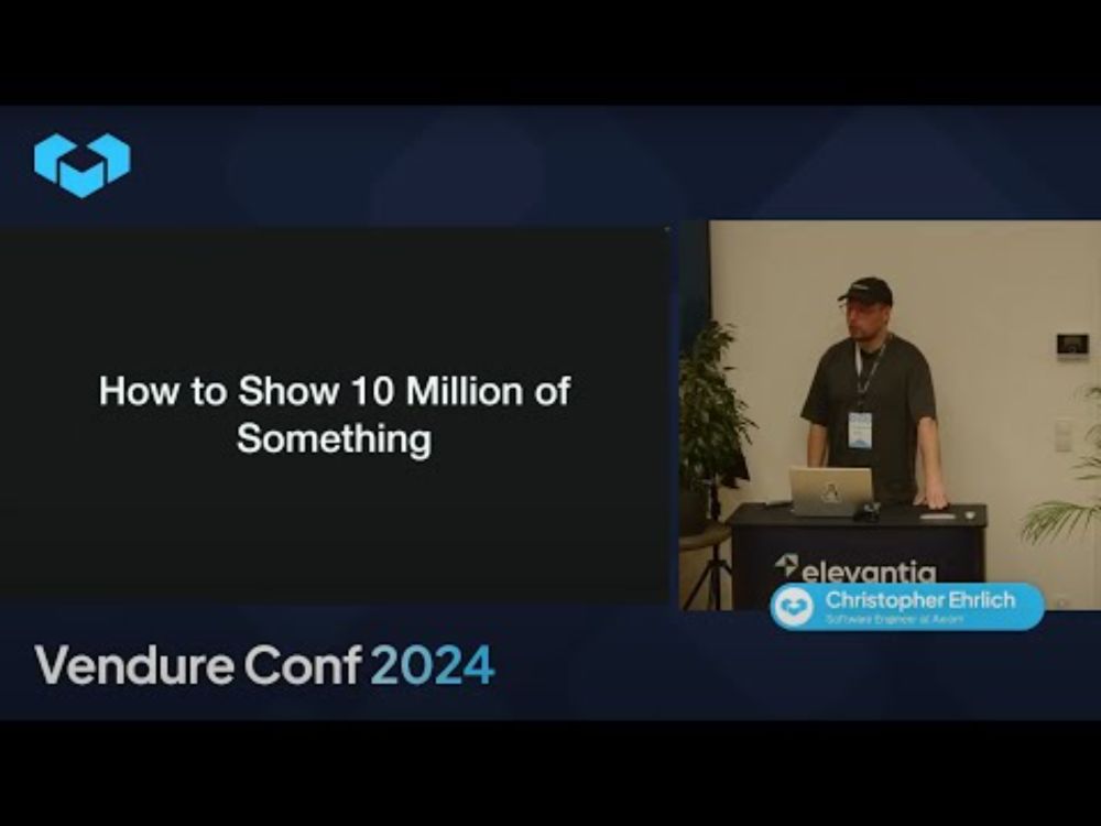 How to Show 10 Million of Something - Christopher Ehrlich, Vendure Conf 2024