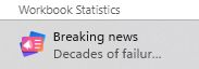 a Breaking News update which cuts off after the words 'decades of failure'