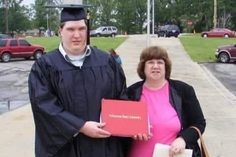 My mom and I. Happy Mother's Day.