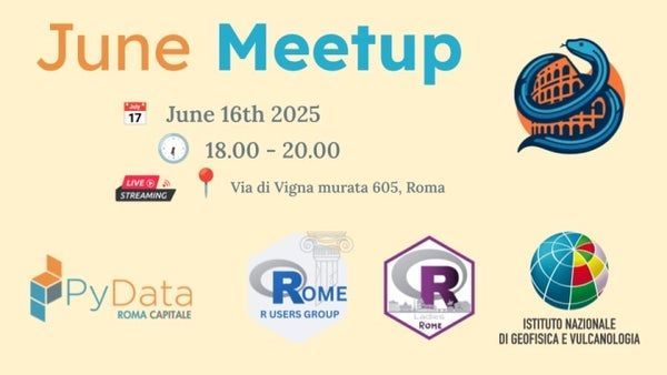 Speaking Many Languages: Finding Power and Joy in R and Python, Mon, Jun 16, 2025, 6:00 PM   | Meetup