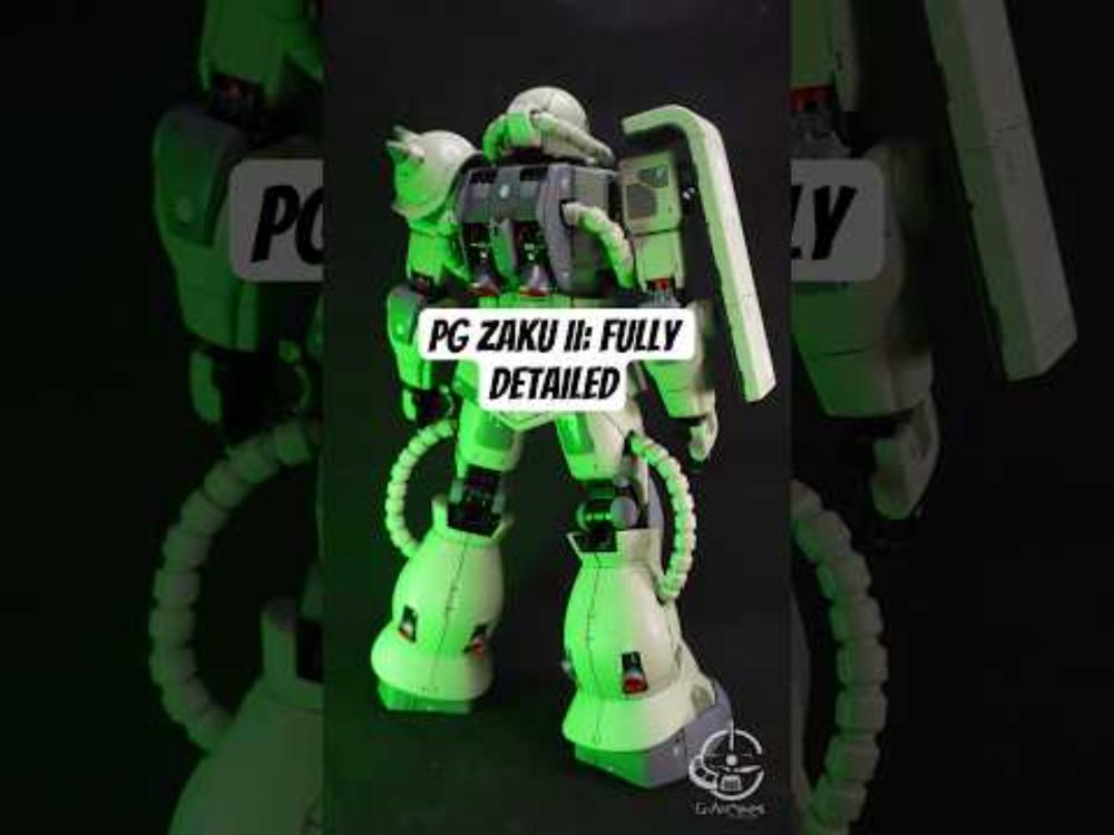 Perfect Grade Zaku II: A Refined Old Man #shorts #gunpla #gundam #toys #robot #anime
