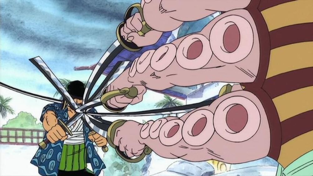 One Piece  1x39 "Luffy Submerged! Zoro vs. Hatchan the Octopus!"