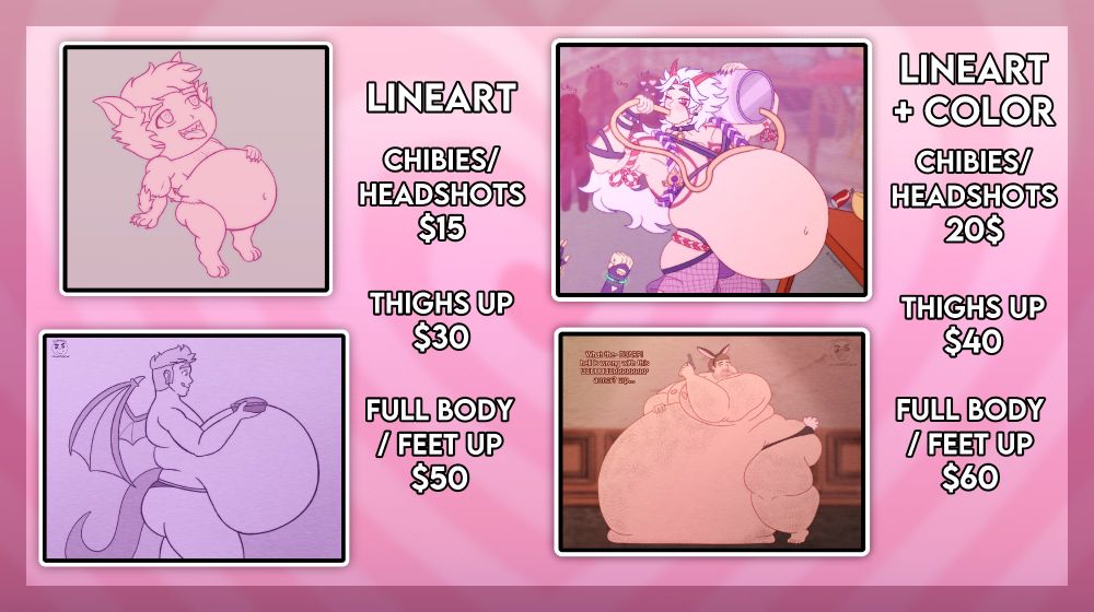 Commission sheet