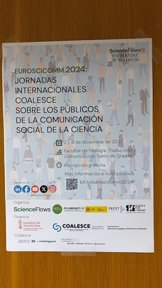 Euroscicomm poster in Spanish