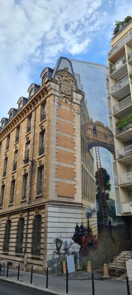 Trompe l'œil rue Haxo 