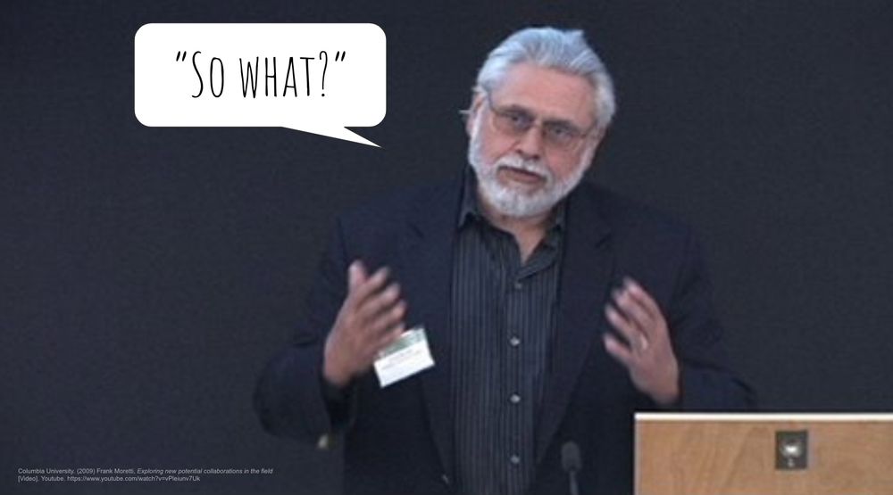 Frank Moretti saying "So what?"