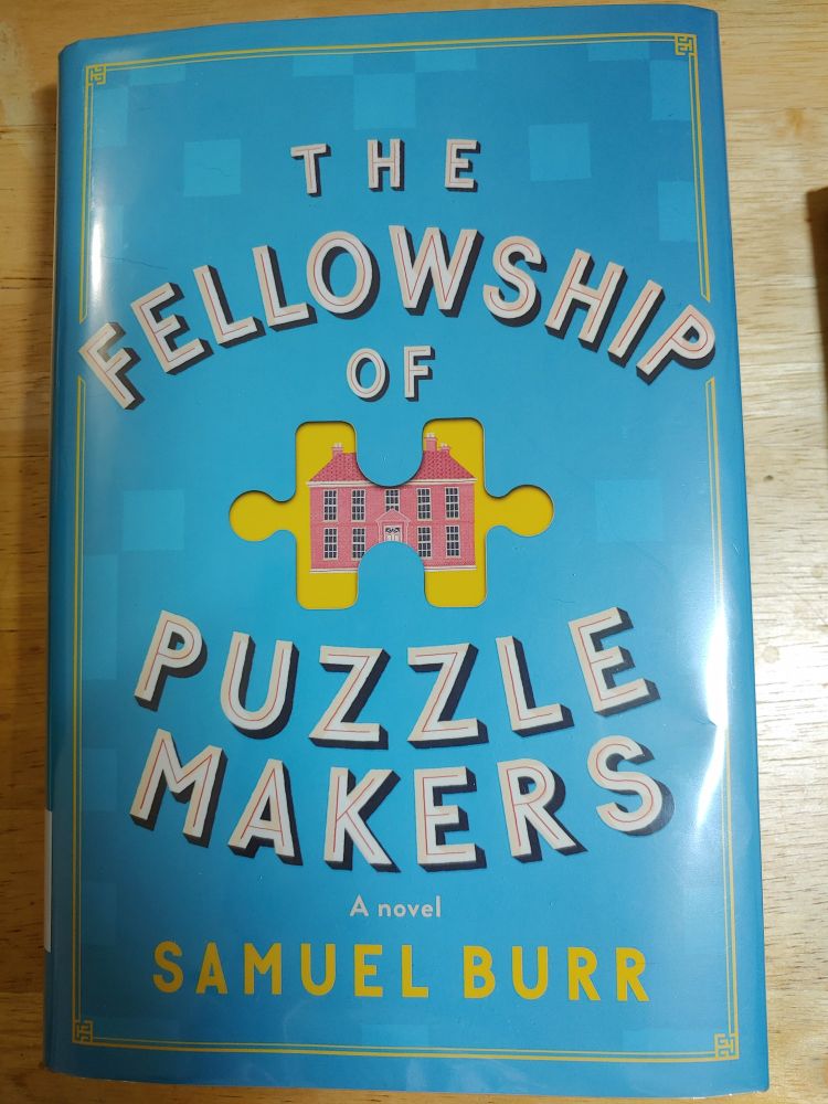 Book cover shot of The Fellowship of Puzzlemakers