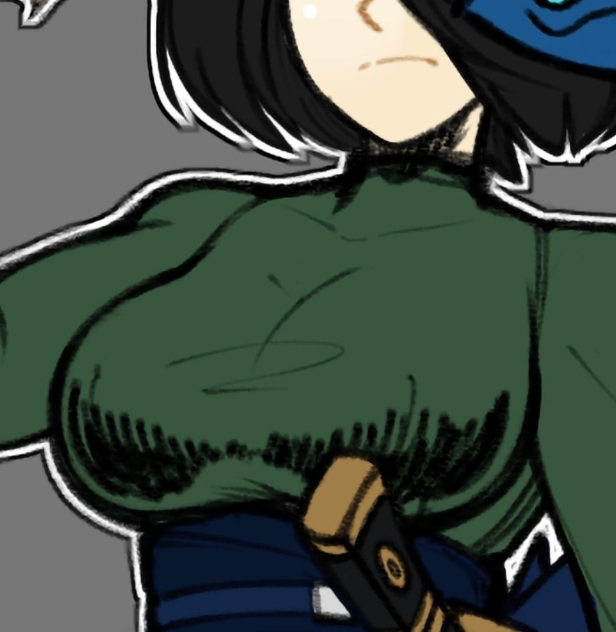 close up on Sasja's chest