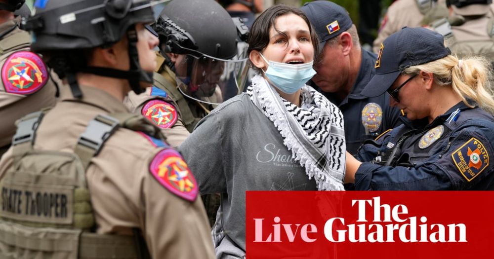 Police and students clash at University of Texas in Austin – live