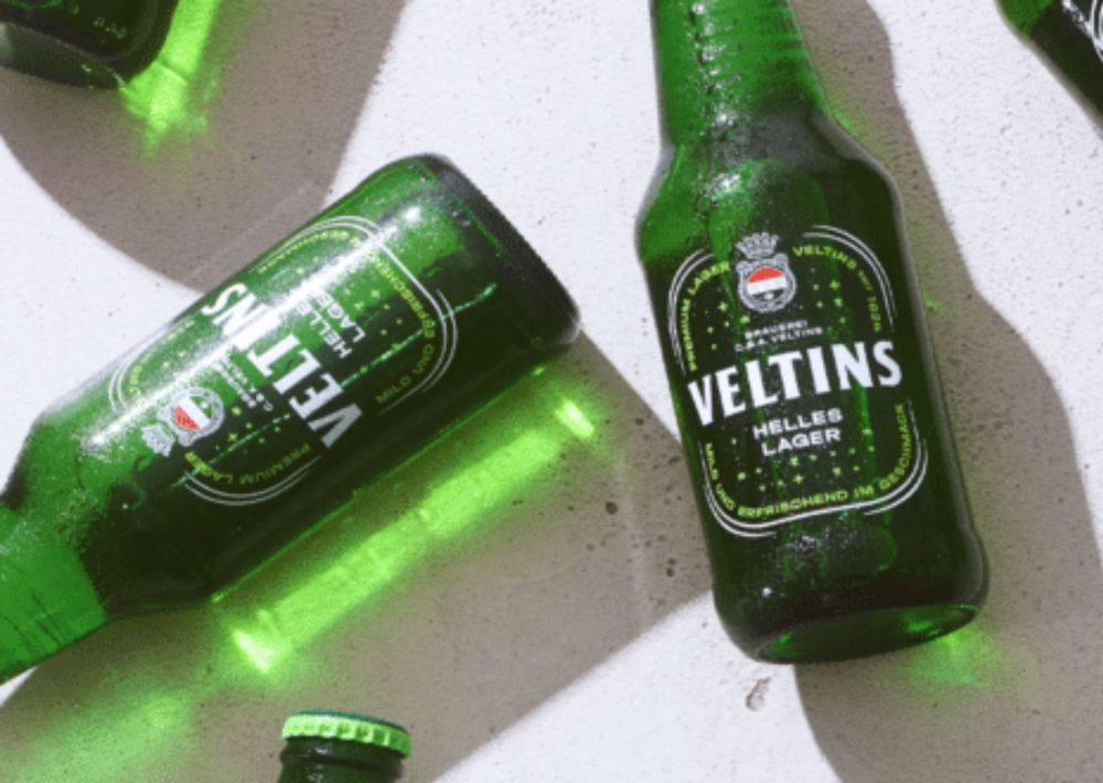 Helles Lager von Veltins - DESIGNBOTE