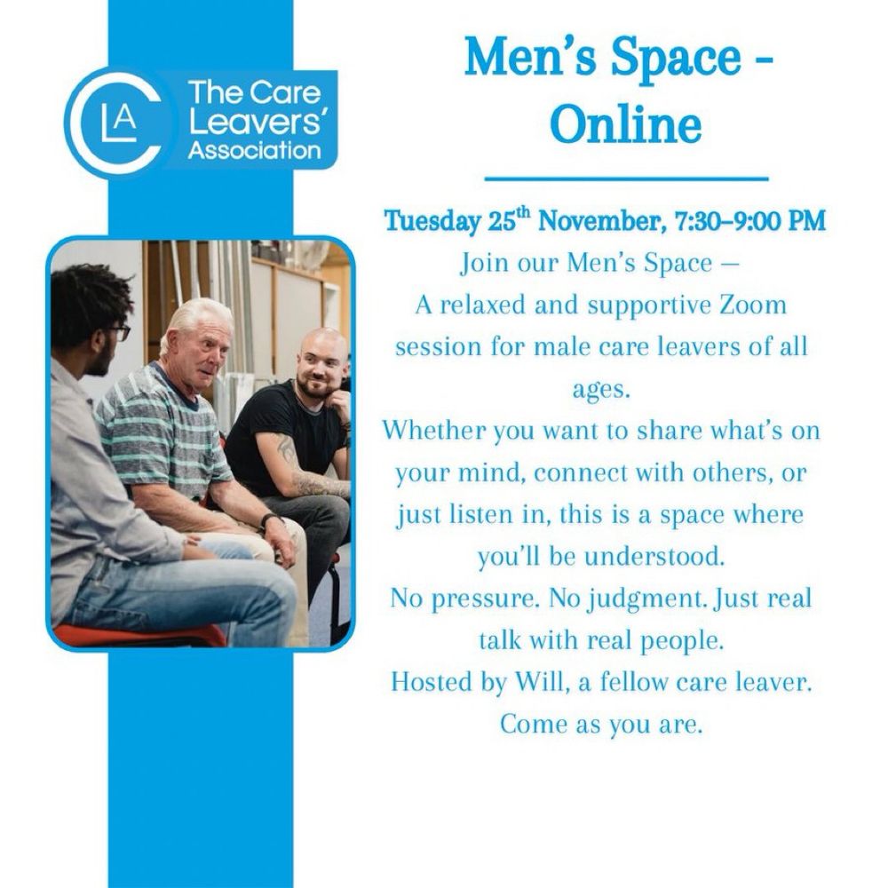 Men’s Space online poster 