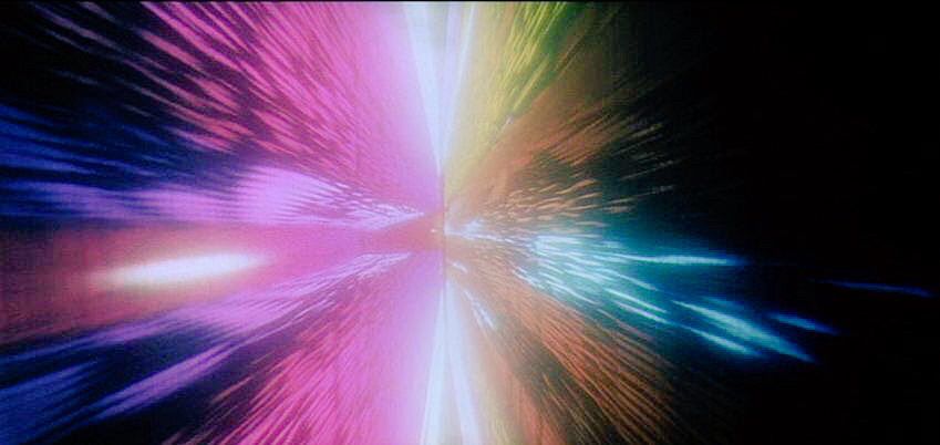 The stargate visuals from 2001: A Space Odyssey