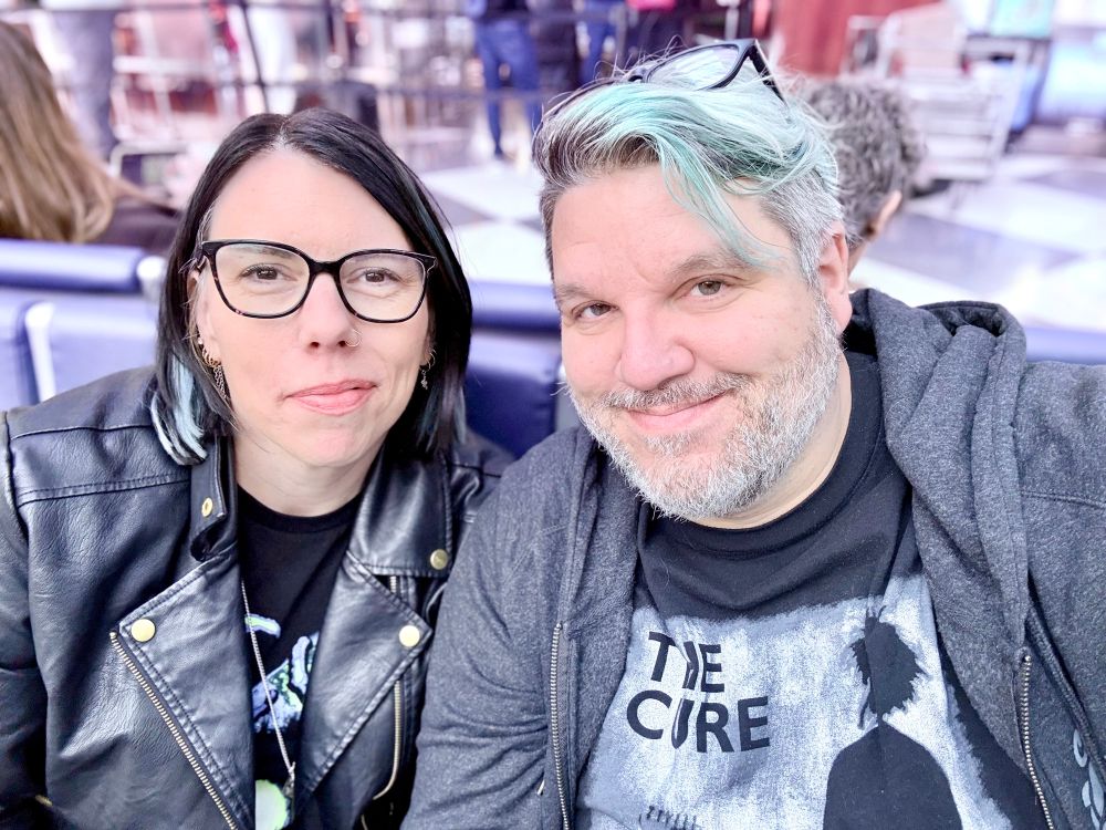 Selfie of Stef and Matty