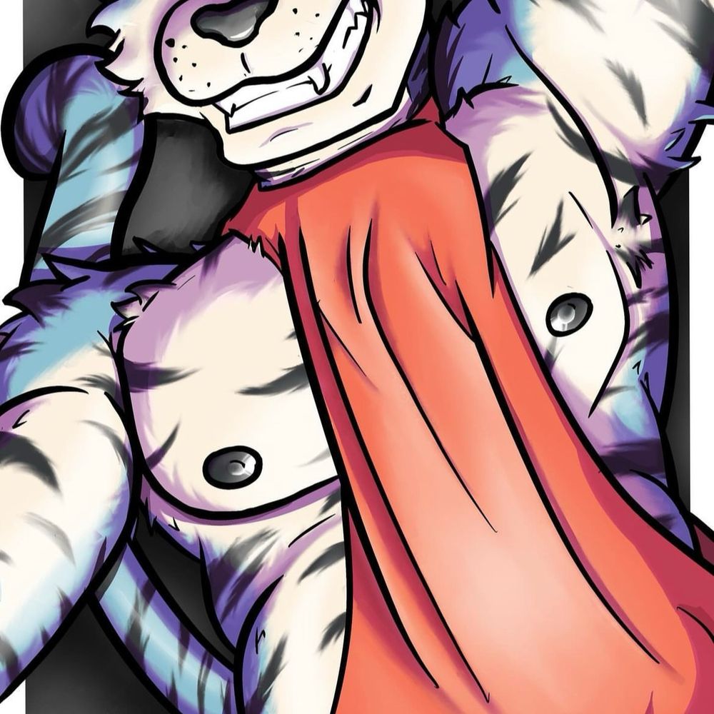 Gay tiger furry chest 