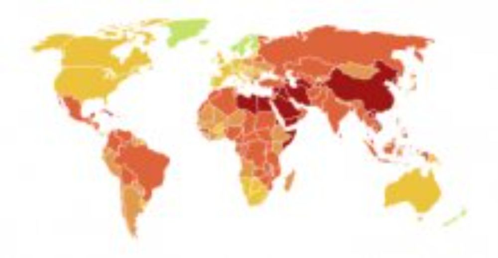 RSF's World Press Freedom Index aims to compare the level of press freedom enjoyed by journalists and media in 180 countries and territories.