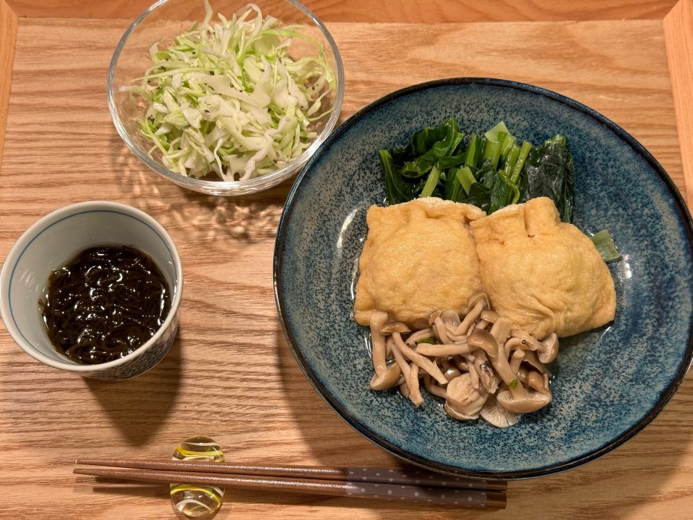 鶏ひき肉の袋煮、ちょうどいいとろみ加減でできて満足