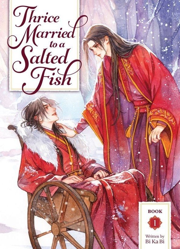 Picture of the first volume of Thrice Married to a Salted Fish
