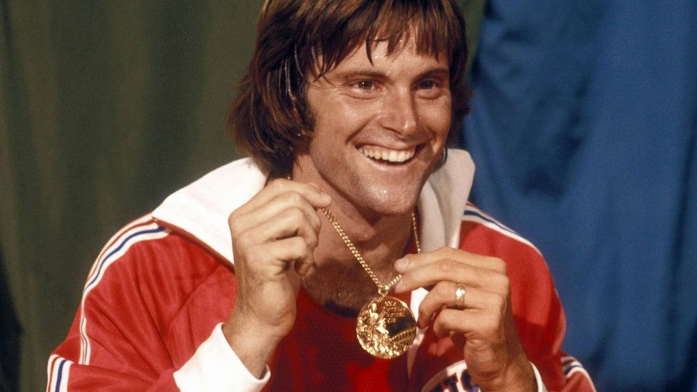 1976 Bruce Caitlin Jenner wins 1976 Men's Gold Medal in the Decathlon