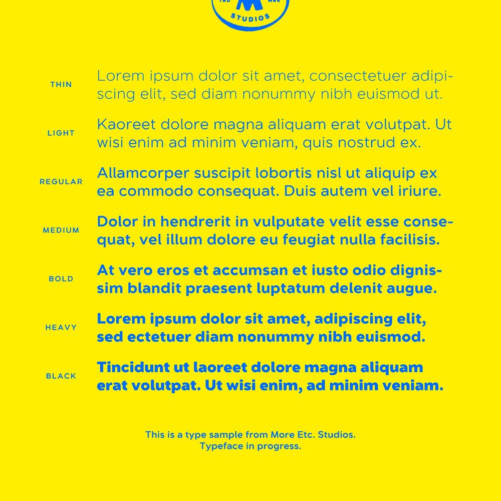 An untitled typeface in progress. Usage examples & type samples. 