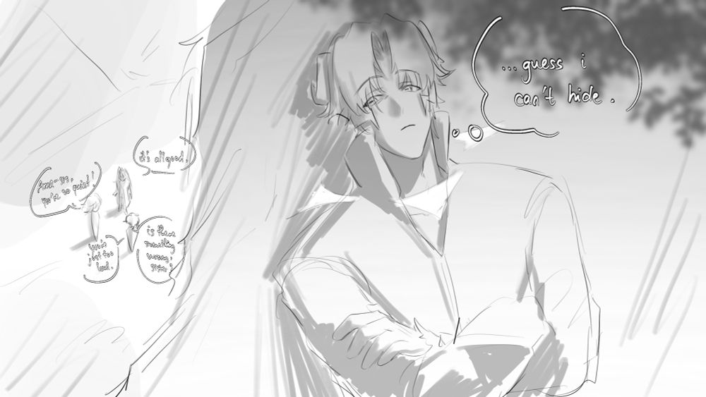 Wisteria: Ama-sis! You’re so quiet!
Ulysses: You’re just too loud. 
Ulysses: Is there something wrong, sister? 
Altrius: …Guess I can’t hide. 