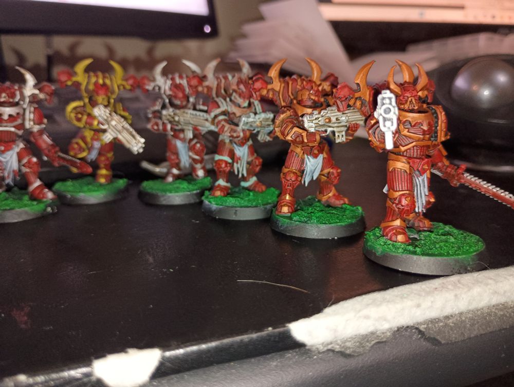 A flock of Corn™ marines migrating across my desk.
