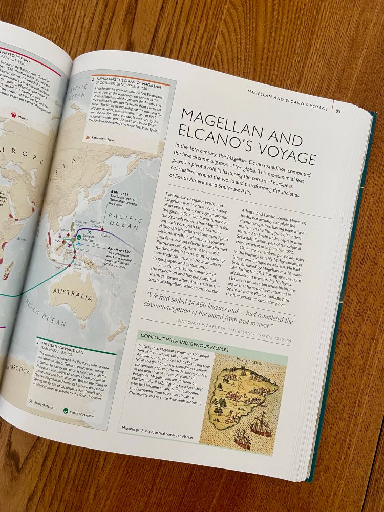A section on the Magellan-Elcano expedition.