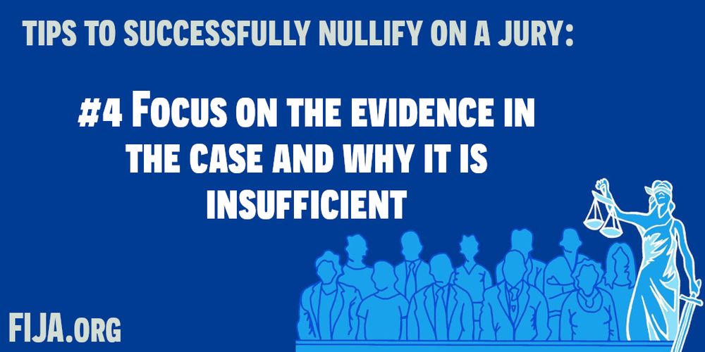 #4 Focus on the evidence in the case and why it is insufficient