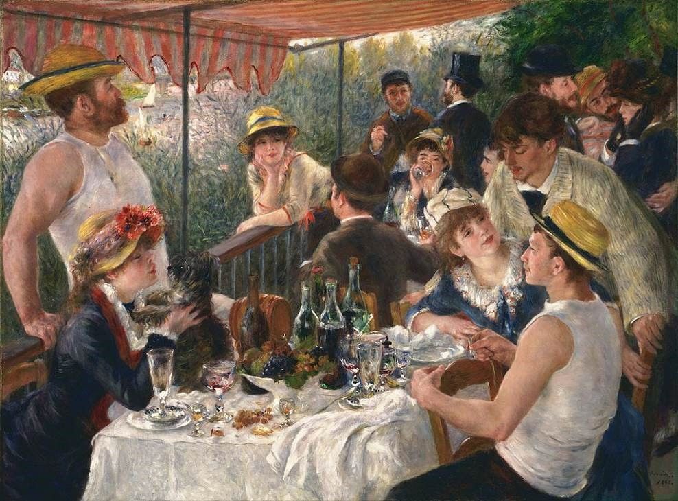  Almost unchanged in appearance, still a a verandah on rivers edge, similar awnings and table settings 