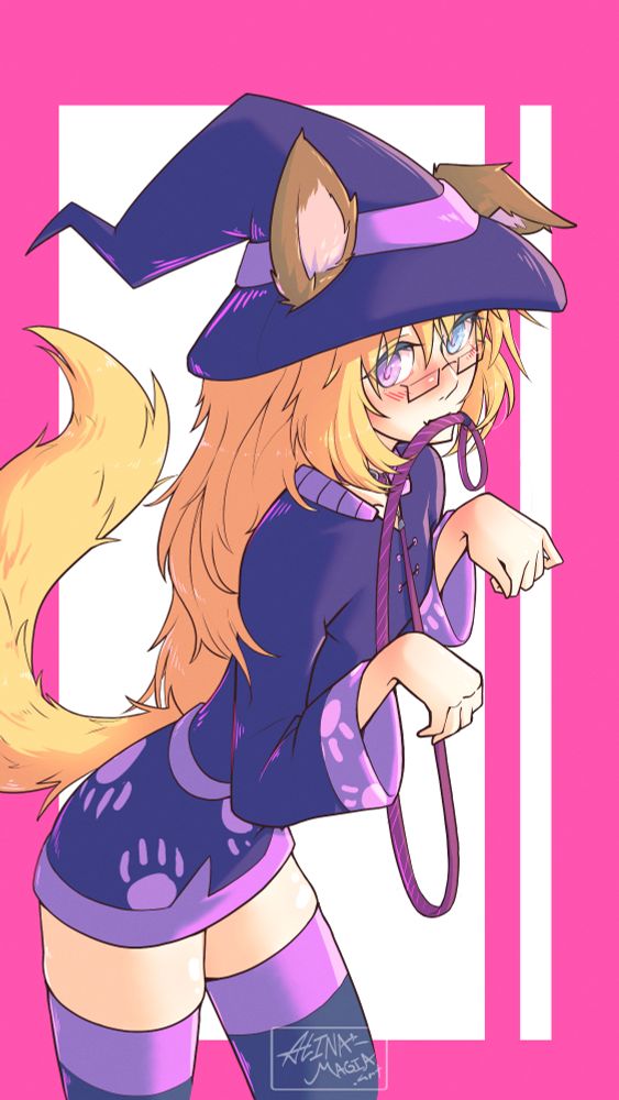 a puppy boy dressed as a witch with a leash in his mouth bark bark bark bark bark bark bark 