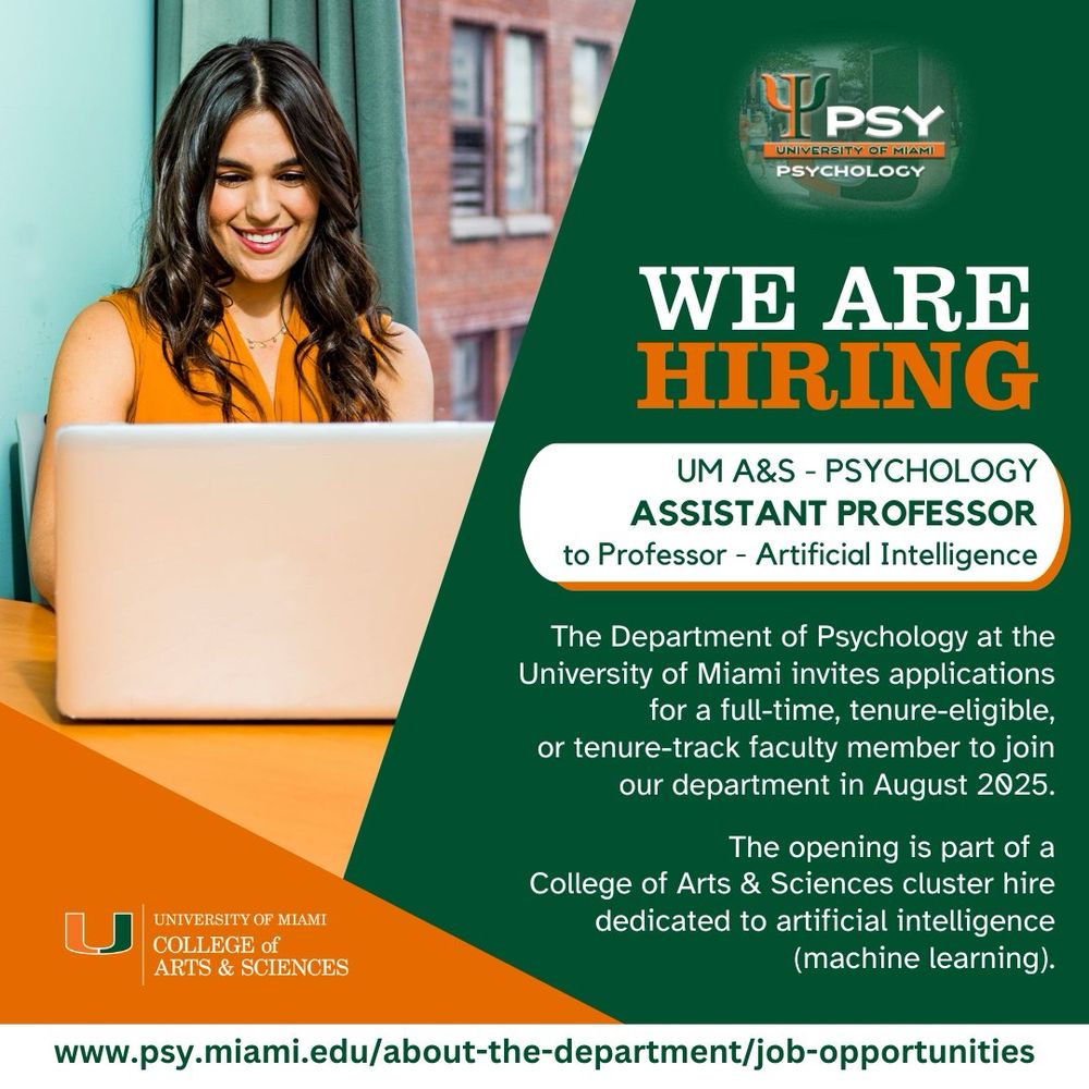 Woman sitting at a laptop smiling. Text says: we are hiring. 