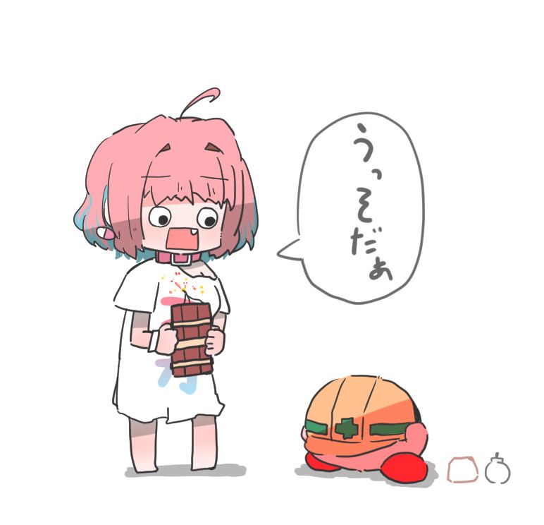 これは夢見りあむとストーンボムのカービィ。