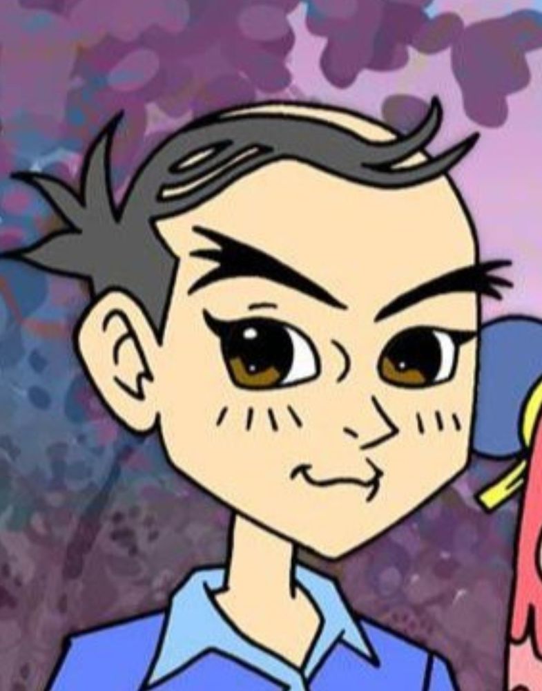 Perfect hair forever character Coiffio or Old Sheldon with Gal Gadot's face. 