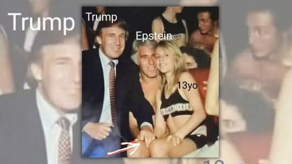Fact Check: Posts claim photo shows Trump and Epstein with minor girl. Here's the truth
