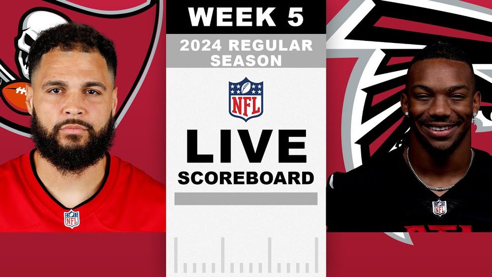 #NFLVideos: Buccaneers vs Falcons Week 5 LIVE Scoreboard!