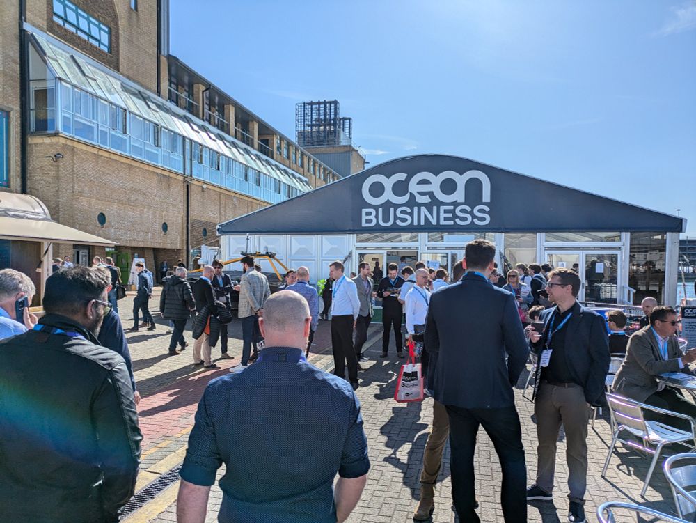 Outside at ocean business