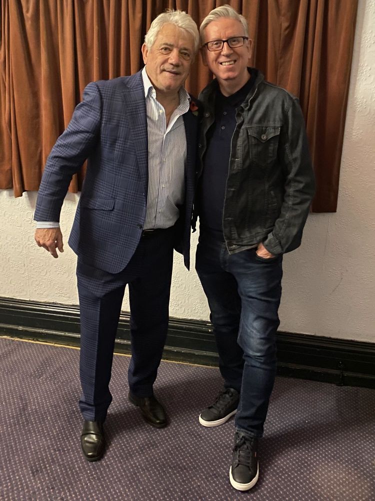 Paul The Wedding Celebrant with Kevin Keegan at the Tyne Theatre.
Kevin is stood on the left of the picture. A true NUFC legend!