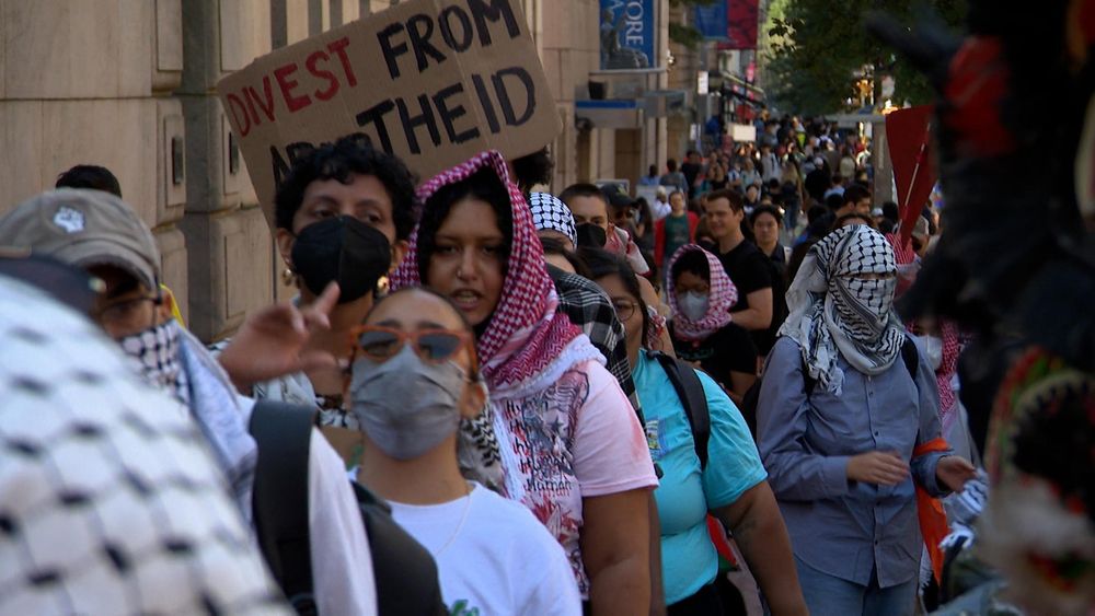 Anti-Israel-Proteste an der Columbia gehen weiter