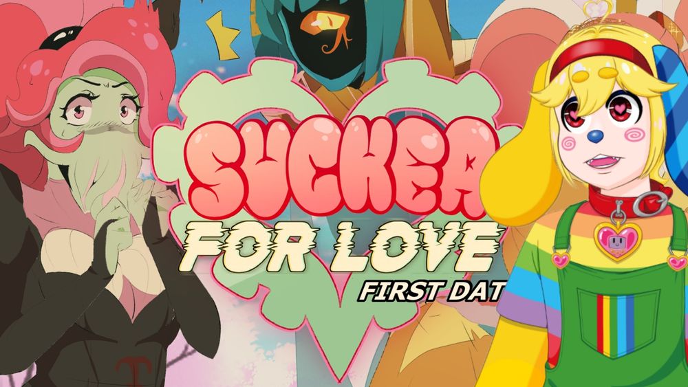 Sucker For Love banner with Bupper shopped in