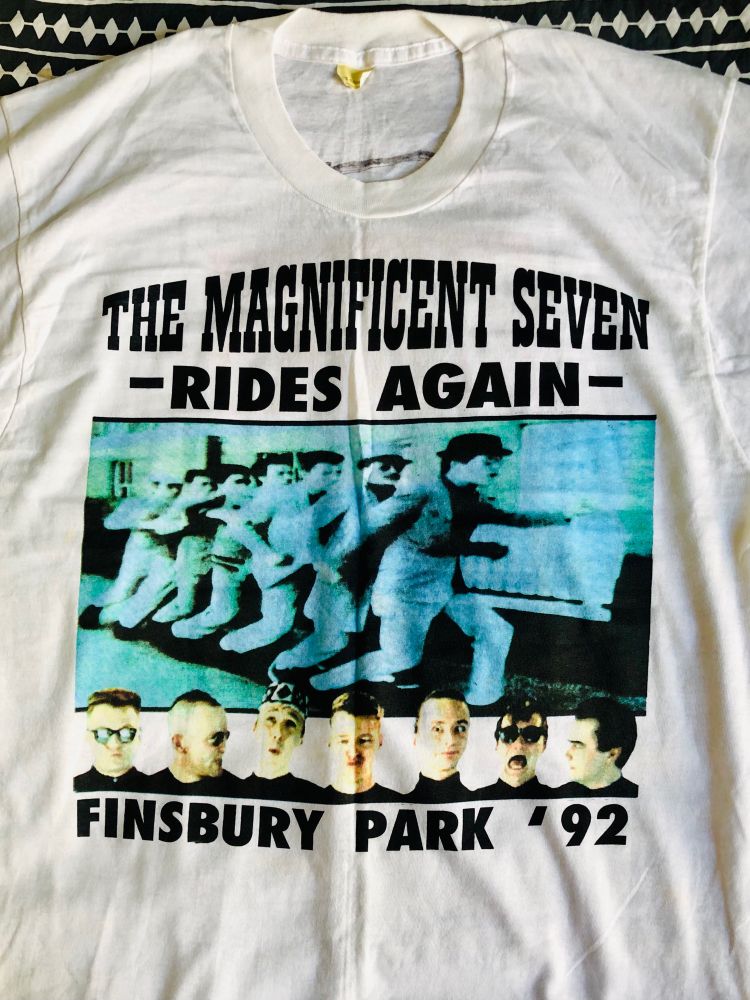 Front of Madness t-shirt from 1992 Finsbury Park Madstock gigs