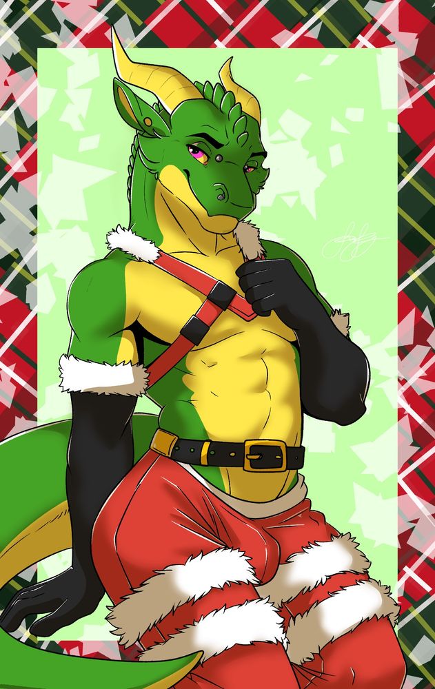 Christmas dragon!