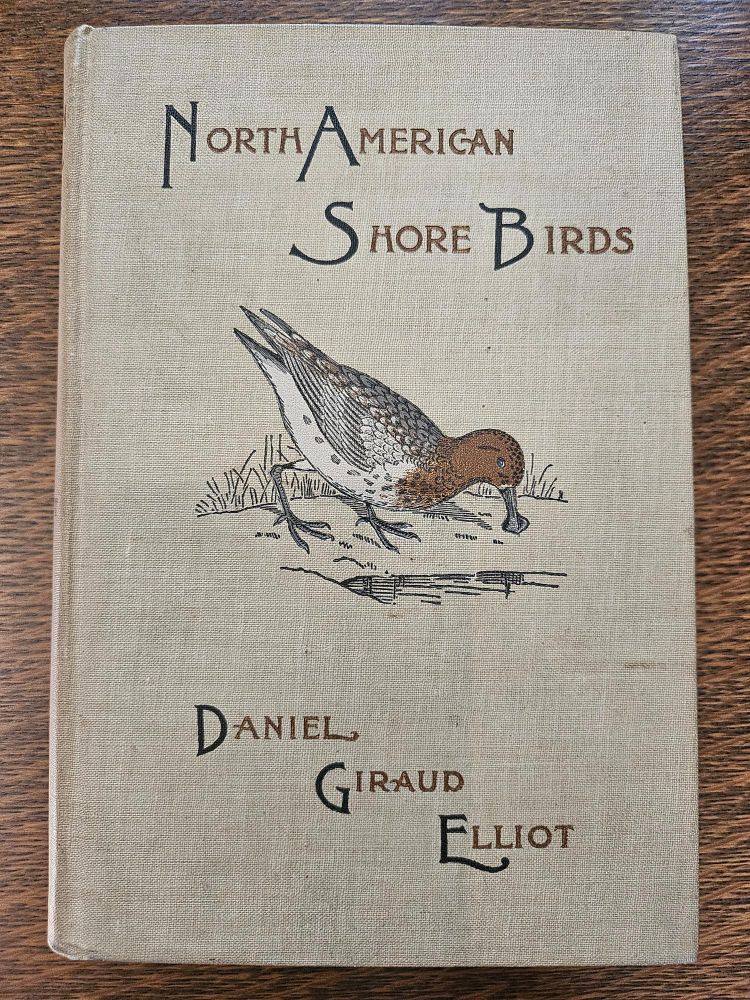 Cover of 1895 book, North American Shore Birds, by Daniel Giraud Elliot