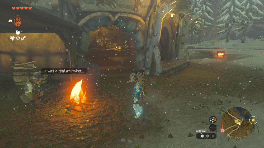 Switch 2 screenshot of Zelda: Tears of the Kingdom