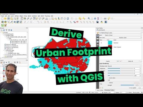 Derive Urban Footprint with QGIS