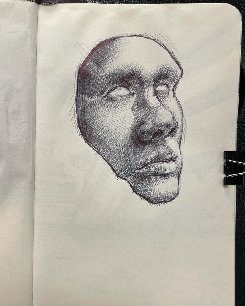 Spooky floating face